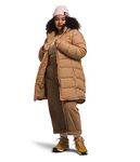 THE NORTH FACE Women's Metropolis Insulated Parka (Standard and Plus Size), Almond Butter, 3X, Almond Butter