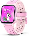 ZONEY Kids Fitness Tracker Watch with Games, IP68 Waterproof Kids Smart Watch with 20 Sport Modes, Pedometers, Alarm Clock, Sleep Tracker, DIY Watch Face, for Boys Girls Teens (Pink)