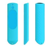 Brain Freezer Anti-Slip Shockproof Silicone Protective Case Cover Compatible with Amazon Fire Tv Stick/Voice Remote 5. 9inch (1st Gen) (Remote Blue)