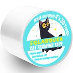 Polarduck Anti Scratch Cat Tape Furniture Protector: 4 Inches x 30 Yards Double Sided Cat Scratch Deterrent Tape - Cat Accessories | Stop Cats Scratching Furniture, Sofa Protector