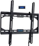 Tilt TV Wall Mount Bracket for Most 23-55 inch LED, LCD, OLED, Flat and Curved TVs, Low Profile TV Mount up to Max VESA 400x400mm and 110 LBS, Tilting TV Bracket Includes Bubble Level