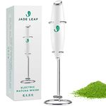 Jade Leaf - Electric Matcha Whisk + Milk Frother - Barista Style Preparation for Matcha Green Tea & Lattes