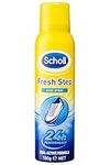 Scholl Fresh Step Anti Odour Shoe Deodorant Spray, 150ml - Eliminates Odor For Up To 24 Hours. Fresh Scent, Quick Drying, Suitable For All Shoe Types, Running Trainers, Sports, & More