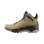 Salomon mens X Ultra 4 MID GTX Kelp/Black/Safari Hiking Shoe - 7 UK (L41294100)