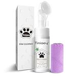 Tinioey Paw Cleaner for Dogs and Cats | Clean Paws No-rinse Foaming Cleanser| Dog Paw Brush Paw Scrubber| Cat Paw Cleaner Pet Paw Cleaner, Paw Claw Care