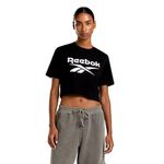 Reebok Womens Id Big Logo T-Shirt, Drkgrn, M UK