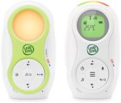 LeapFrog LF80 Digital Audio Baby Monitor,Long Range up to 460 Meters, Baby Monitor with Night Light,Temperature Sensor, Soothing Lullabies,Two-Way Intercom, Feeding Reminder,3-Level Sound Indicator