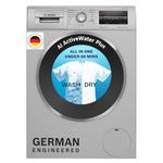 Bosch 9 KG /6 KG Inverter Fully Automatic Front Load Washer Dryer (WNA14408IN, Silver, Inbuilt Heater 1400 RPM)