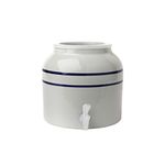 New Wave Enviro Products Porcelain Water Dispenser Blue Stripe (7 96515 60051 3), white/blue, 2.5 gallon