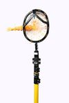 6-to-18 Foot FRP Telescopic Pole with Extendable Reach | Fruit Picking Basket ? Versatile High-Reach Tool for Efficient Harvesting and Gardening