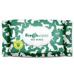 FRE SHWIPES Award-Winning XL Pet Wipes/Dog Wipes - Biodegradable, Odour Removing, Wet Wipes for All Pets including Dogs, Cats, Horses - Lavender and Mint Scent – Approved by Vets, Pack of 40 dog wipes