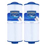 Cryspool 05040 Filter Compatible with Marquis Spa 20041, 20091, 370-0237, 5CH-502, Marquis 50, PPM50SC-F2M, FC-0195, 50 Sq. Ft Spa Filter Cartridge, 2 Pack