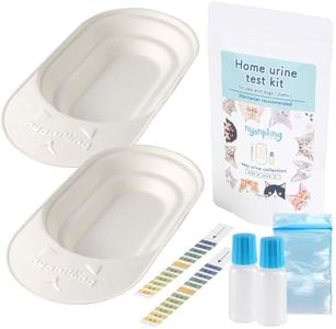 NYANPLING 2-Sets of Cat & Dog Urine Health Check Testing Kit + Collection Kit with Storage Dropper Bottles, Zipper Bag, Health Check-ups for Pets