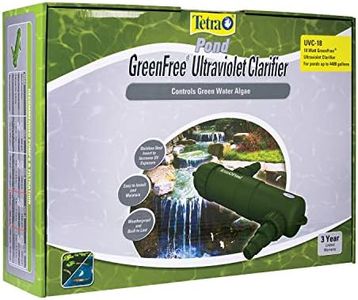 Tetra Pond UVC-18 GreenFree UV Clarifiers, Up To 4400 Gallons, 18-Watt, Green