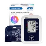 A&D Medical LifeSource Blood Pressure Machine with Wide Range Upper Arm Cuff (22-42 cm / 8.6-16.5 in) Home BP Monitor, One Click Operation with Easy To Read Precise Illuminated Readings