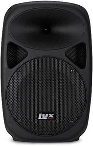 LyxPro 10" Inch Passive DJ PA Speaker System XLR,1/4,Speakon, Connections Daisy Chain Compatible, 8 Ohm, Lightweight, Stand Mountable,