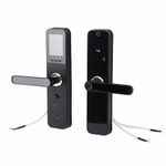 Video Smart Lock with Camera, 6 in 1 WiFi Keyless Entry Door Lock with 3D Face Recognition, App Control Fingerprint Door Lock Touchscreen Keypad Smart Deadbolt for Front Door