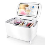 Skincare Fridge, 6L Personal Mini Fridge, Makeup Cosmetic Cooler Small Refrigerator for Beauty Products, Beverage, Bedroom, Home and Office