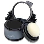 Anekh hair cover up powder black for women & men, Helps hair coverage powder Grey Roots & Bald Spots Instantly, Fuller & Denser, Long-Lasting, Fine Powder for hairline coverup hair fibre, Matte 4gm