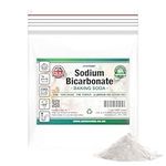 Grow Chem Sodium Bicarbonate (1KG Bag) - Pure Baking Soda, Resealable - UK Made Food Grade Bicarbonate of Soda for Cleaning, Odours, Teeth, Bath Bombs, Gardening & Cooking - Aluminium Free