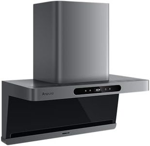 Arspura F1 16m/s Range Hood 30 Inch Wall Mount Non Make-Up Air Needed