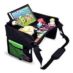 DMoose Kids Travel Tray for baby Car Seat, Travel toys organizer for infant - car seat tray, car organizer for Kids, kids travel essentials, best birthday gifts for kids, toy storage for travel