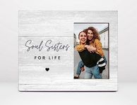 Orchroma Soul Sister for Life Picture Frame - Birthday Gifts for Best Friend Bestie Bff, Sister Gifts From Sister, Soul Sister Gifts for Women Best Friends Picture Frame 8x10 in