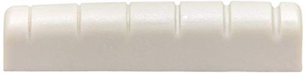 Graph Tech PQL-6010-00 TUSQ XL Pre-Slotted TUSQ Self-Lubricating Gibson Electric Style Guitar Nut, Flat Bottom