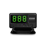 VJOYCAR C60 Universal Hud Heads Up Display Car GPS Speedometers Digital Speed Projector Windshield Projection Film Over Speedo Alarm for Cars & Other Vehicles