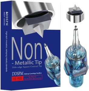 Permanent Makeup Needle Cartridge Side Square Tapered Tip PMU Needles microblading needles for Hairstroke Nanobrows Powder Brows Scalpmicropigmentation from Tattoo to SPM for PMUartist Beginners