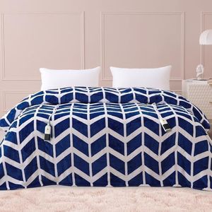 VENTIMI Electric Blanket Queen Size, 84" x 90" Heated Blanket with 9 Heat Levels & 2-4-8-10 Hours Auto Off, Fast Heating Blanket with ETL & FCC Certification, Navy