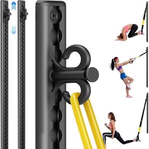 Adjustable Aluminum Resistance Band Wall Anchor, Fitness Wall Mount System