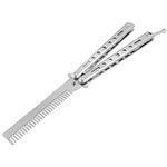Coufce 2 Pack Butterfly Knife Comb 