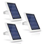 Wasserstein Solar Panel with Internal Battery Compatible with Blink Outdoor, Blink Outdoor (3rd Gen) & Blink XT2/XT Camera (3-Pack, White) - Camera Not Included