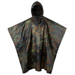 GRVCN Military Rain Poncho, Camouflage RainCoat Outdoor Waterproof Lightweight