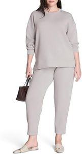 SPANX AirEssentials Crewneck Tunic - Below-Hip, Relaxed Fit - Offers UPF 50+ Protection - Medium - French Grey
