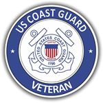 Sticker USCG Coast Guard Veteran De