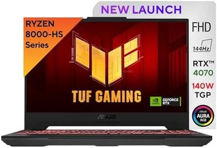 ASUS TUF Gaming A15, AMD Ryzen 9 8945H Gaming Laptop(NVIDIA RTX 4070-8GB/140W RGP/16GB RAM/1TB SSD/FHD/15.6"/144Hz/RGB KB/90WHr/Windows 11/Office 2021/Mecha Gray/2.20 Kg) FA507UI-LP066WS