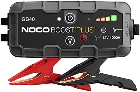 NOCO Boost Plus GB40 1000A UltraSafe Car Battery Jump Starter, 12V Jump Starter Battery Pack, Battery Booster, Jump Box, Portable Charger and Jumper Cables for 6.0L Gasoline and 3.0L Diesel Engines