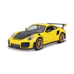 Tobar M31523 Maisto Porsche 911 GTR RS Classic Super Car Die cast Model, Yellow, 1:24