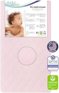 Evolur Wondernap 2 in 1 Full-Size Crib Mattress, JPMA and Greenguard Gold Certified, Crafted from Recycled Sustainable Materials, Pink