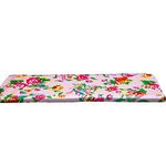 Ezoon Replacement Furniture Mattress Pad Indoor Outdoor Lounger Cushion Soft Garden Bench Pad,Floral Decorative Rectangle Pillow Patio Balcony Entryway Shoe Seat Pad