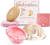 Reusable Menstrual Disc, Wear Up to 12-Hours, Sustainable Period Disc Alternative to Menstrual Cups, Tampons and Pads for Light or Heavy Flows, Leak Proof - Small & Large Sizes (Beige and Light Pink)