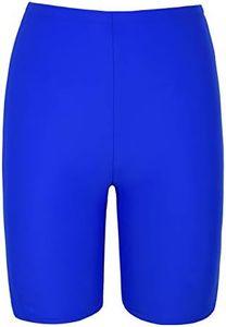 Firpearl Women UV Sport Board Shorts Swimsuit Bottom Capris US20 Royal Blue