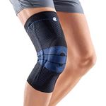 Bauerfeind - GenuTrain - Knee Brace - Targeted Support for Pain Relief and Stabilization of The Knee, Provides Relief of Weak, Swollen, and Injured Knees- Size 4 - Color Black