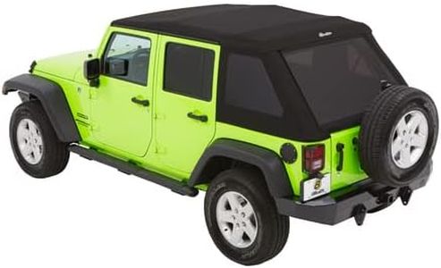 Bestop 54923-17 Black Twill Trektop NX Glide Convertible Soft Top 4-Door