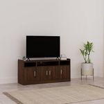 Amazon Brand - Solimo Gaten Engineered Wood 4 Door TV & Entertainment Unit, Walnut