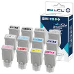 LCL Compatible Ink Cartridge PFI-1000 Pigment (12PK MBK PBK C M Y R GY B PGY PC PM CO) Replacement for Canon imagePROGRAF PRO-1000