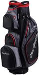 MacGregor Golf VIP Deluxe 14-Way Cart Bag, 9.5" Top- Black/Red