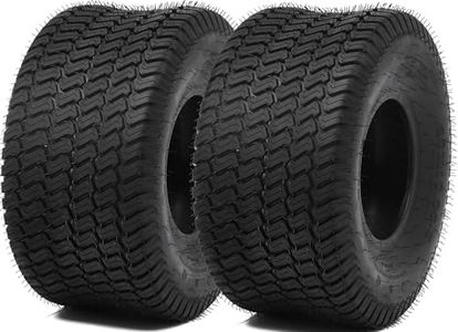 YITAMOTOR 20x10.00-8" Lawn Mower Tires, Suitable for Lawnmowers, Motorcycles, Garden Tractors, Golf Carts, and Farm Equipment, 4Ply, Set of 2